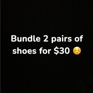 Bundle of Two Pairs of Shoes